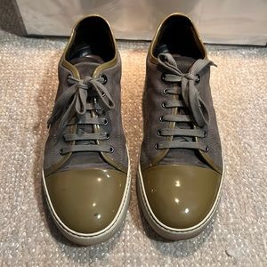 Men’s Lanvin Grey/Green Sneakers